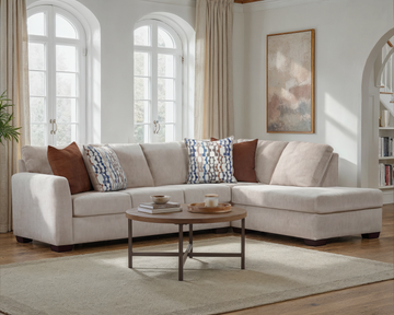 Franz parchment sectional