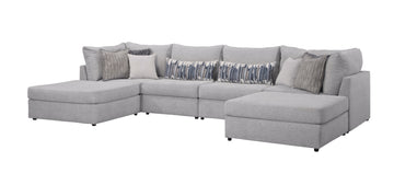 Jameson ecru six-piece sectional