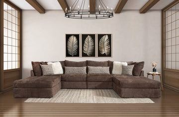 Tess chocolate sofa